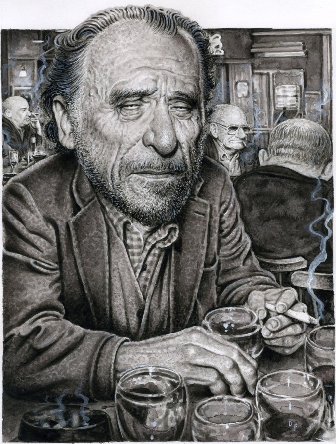 Drew Friedman's Portrait of Charles Bukowski