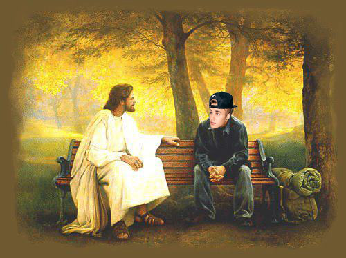bieber and god