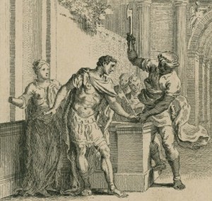 Aaron hacking off Titus's hand