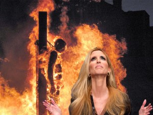 Ann Coulter enjoying some good old-fashioned fun