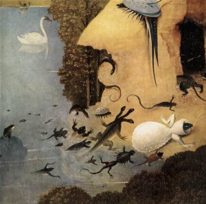 Hieronymus Bosch - Triptych of Garden of Earthly Delights _detail 13_