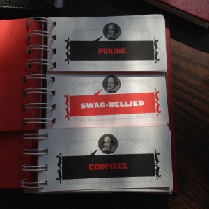 Sample Page from Shakespeare Insult Generator