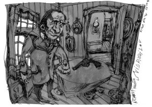 drawing by Yakov Petrovich Golyadkin