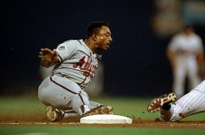 Alas, Lonnie sliding into second in Game 7 of the '91 Series when he had a clear path home in a 0-0 tie.