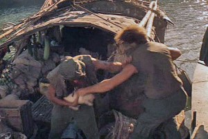 Sampan massacre scene from Apocalypse Now