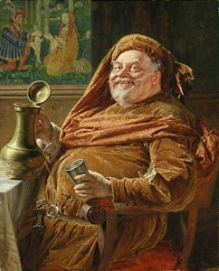 John Falstaff by Eduard Von Grutzner