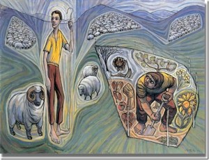 "Cain and Abel" artist unknown