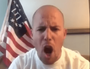 Mr. Ritzheimer performing the storm scene from "King Lear"