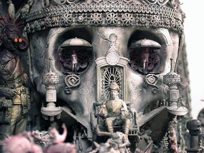 detail from The Palace of Hedonism by Kris Kuksi