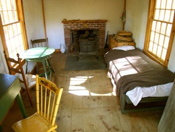 Thoreau's Walden Pond bedroom