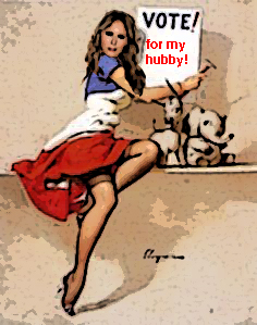 melania poster