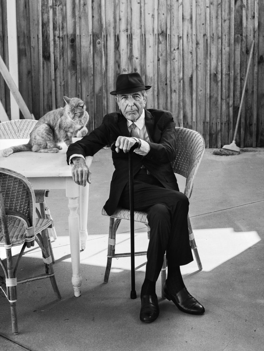 Leonard Cohen at home, Los Angeles, September, 2016. PHOTOGRAPH BY GRAEME MITCHELL FOR THE NEW YORKER