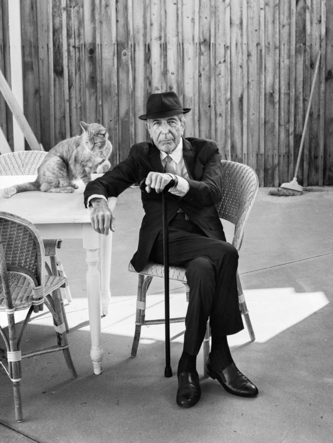 Leonard Cohen at home, Los Angeles, September, 2016. PHOTOGRAPH BY GRAEME MITCHELL FOR THE NEW YORKER