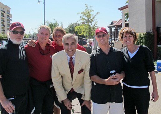 From left, yours truly, Jay, Marty Springs, Big Chief, Furman, Lee Ann