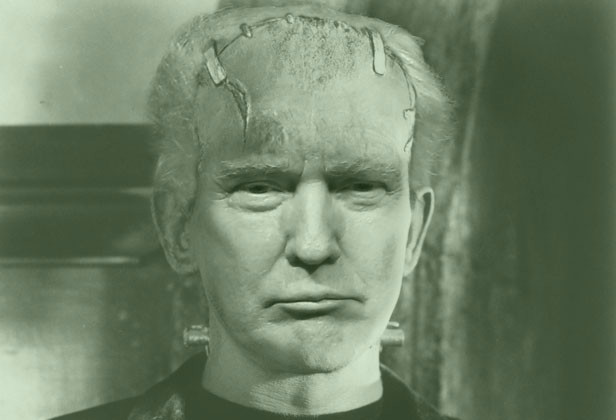 Boris Karloff in the 1935 film The Bride of Frankenstein, directed by James Whale.